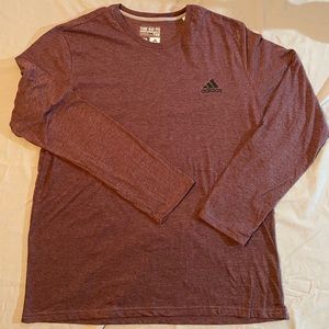 Men’s Adidas Long Sleeve Performance T-shirt